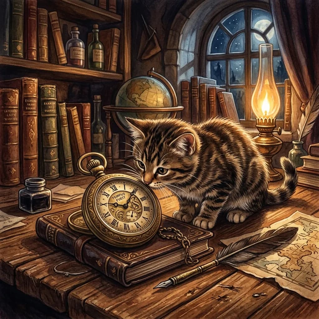 Cat pawing at hidden key