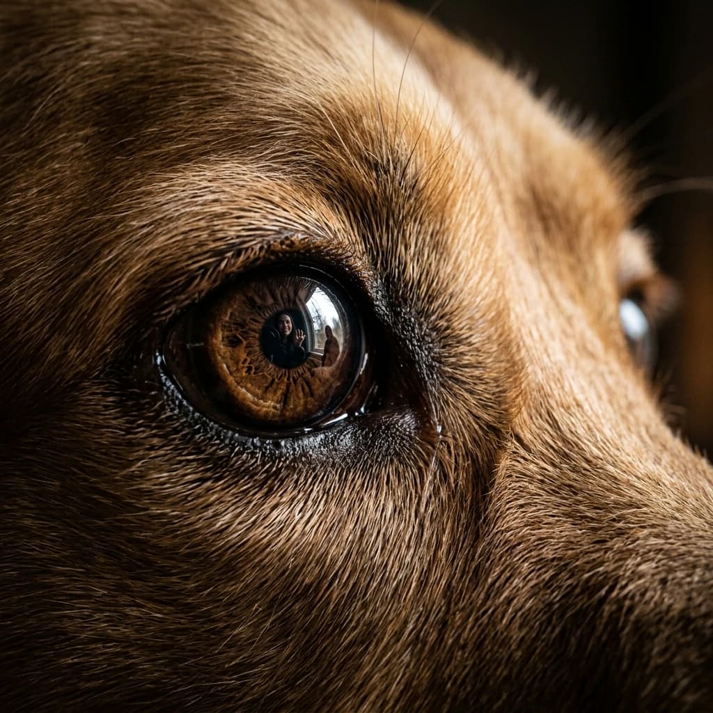 How dogs talk with their eyes