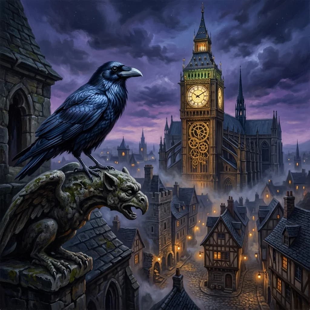 The Belltower Raven of St. Jude's - Original Mystery story cover