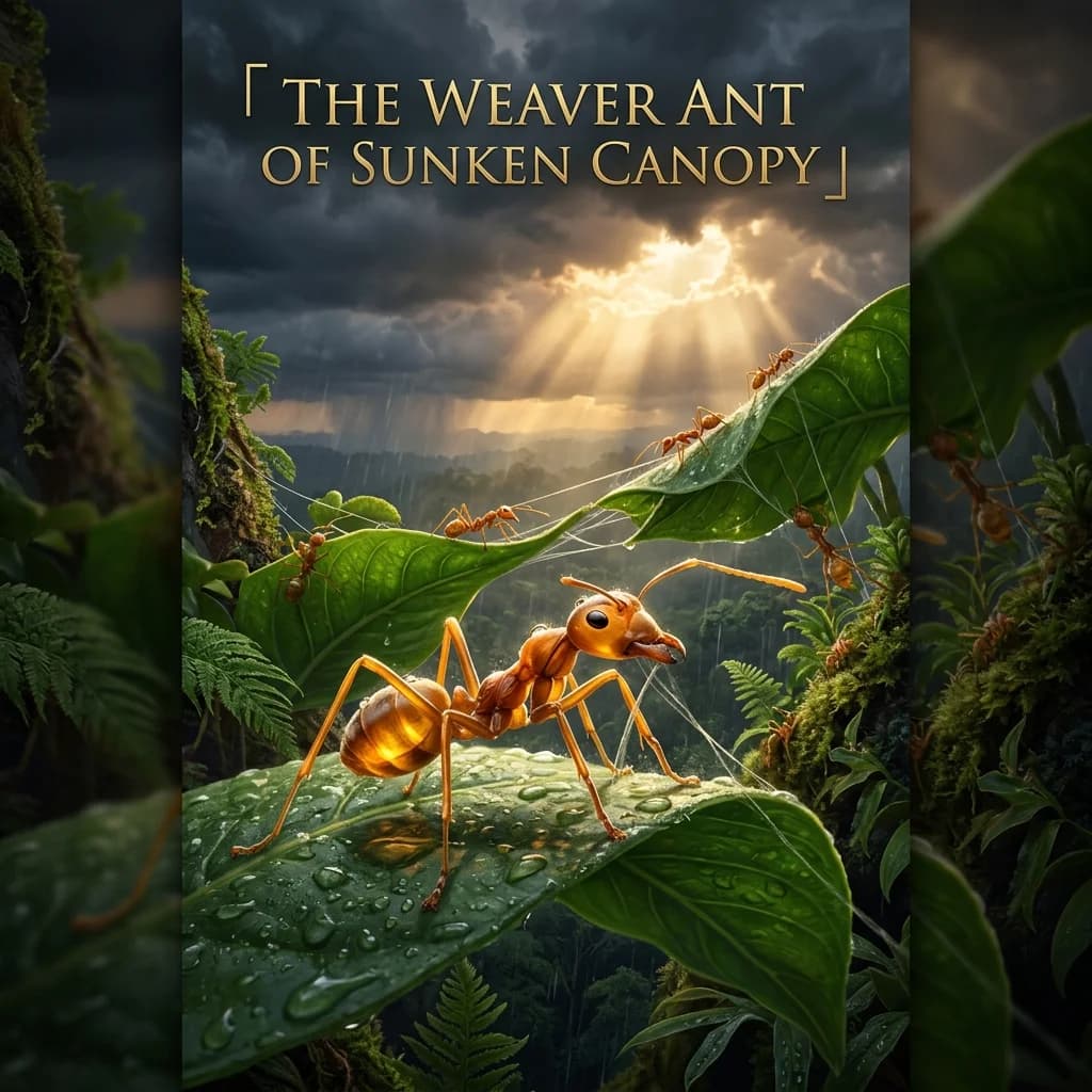 The Weaver Ant of Sunken Canopy - Original Micro Adventure story cover