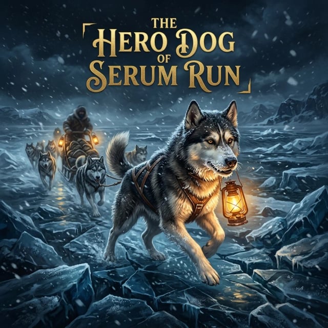 The Hero Dog of Serum Run cover
