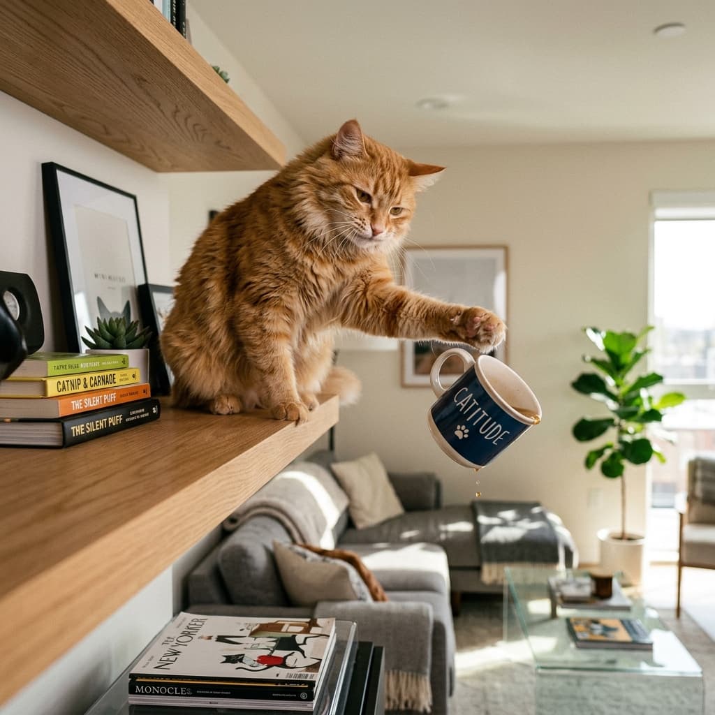 Why Do Cats Knock Things Off Tables? The Real Reason